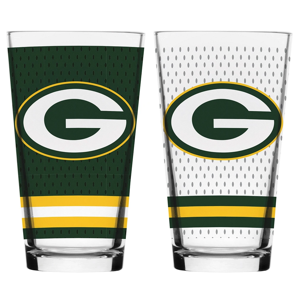 The Sports Vault Green Bay Packers - 2-Piece Mixing Glass Set