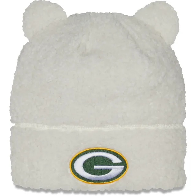 New Era Green Bay Packers Confident Knit Beanie - Green - Youth Each