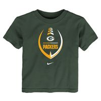 Toddler Nike Green Bay Packers Icon Wordmark - T-Shirt