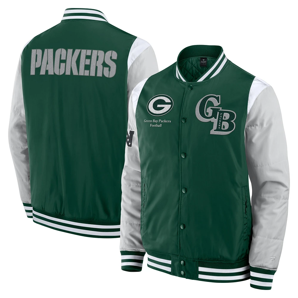 Veste unisexe à boutons-pression Green Bay Packers Elements Elite Fanatics