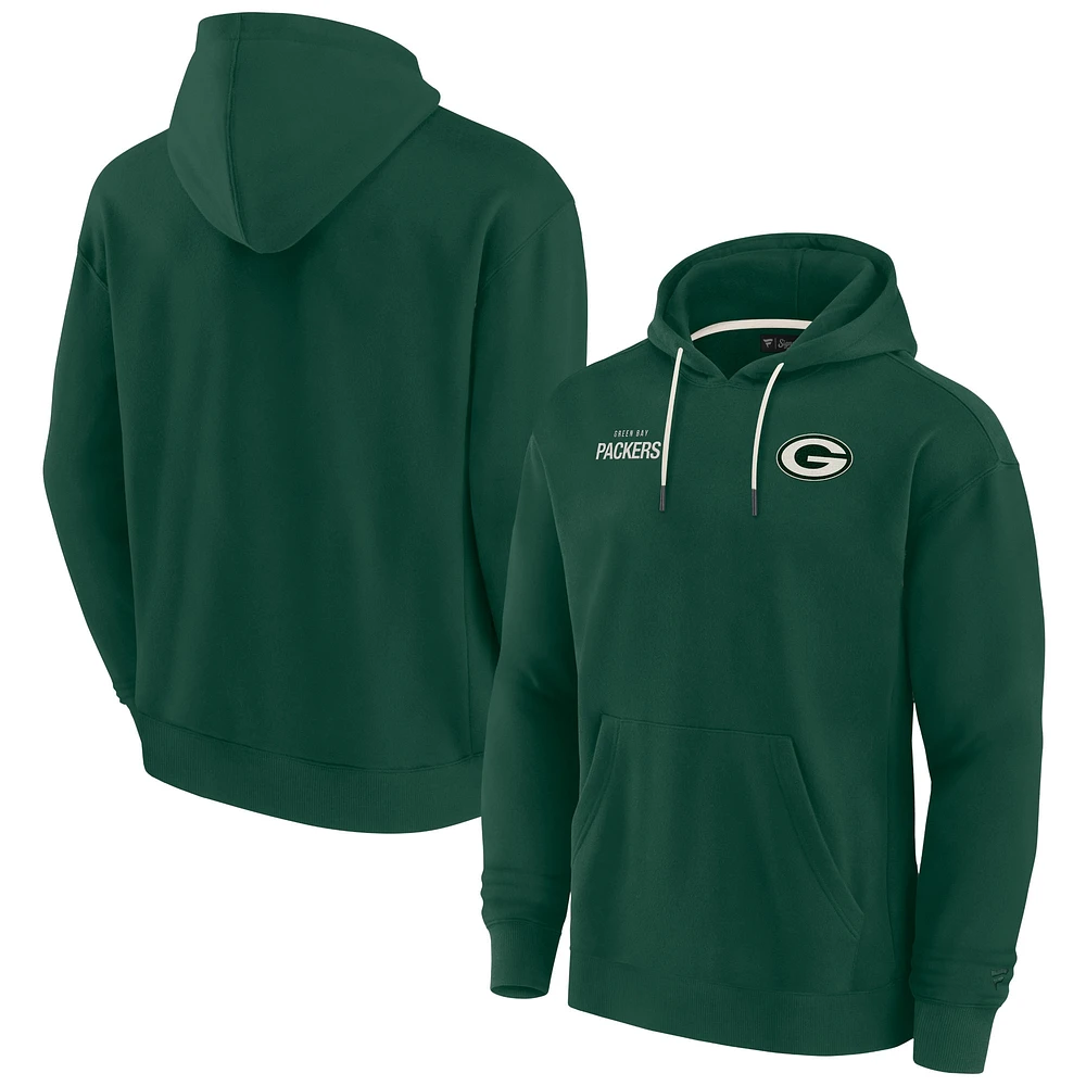 Unisex Fanatics Green Bay Packers Elements Super Soft Fleece Pullover Hoodie