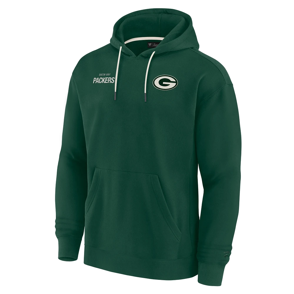Unisex Fanatics Green Bay Packers Elements Super Soft Fleece Pullover Hoodie