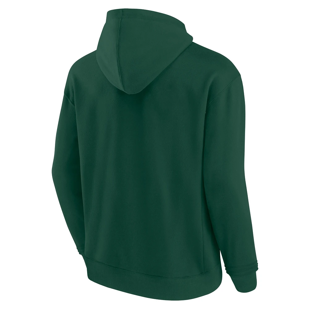 Unisex Fanatics Green Bay Packers Elements Super Soft Fleece Pullover Hoodie