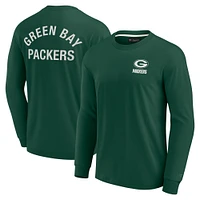 T-shirt unisexe Fanatics Green Bay Packers Elements super doux à manches longues