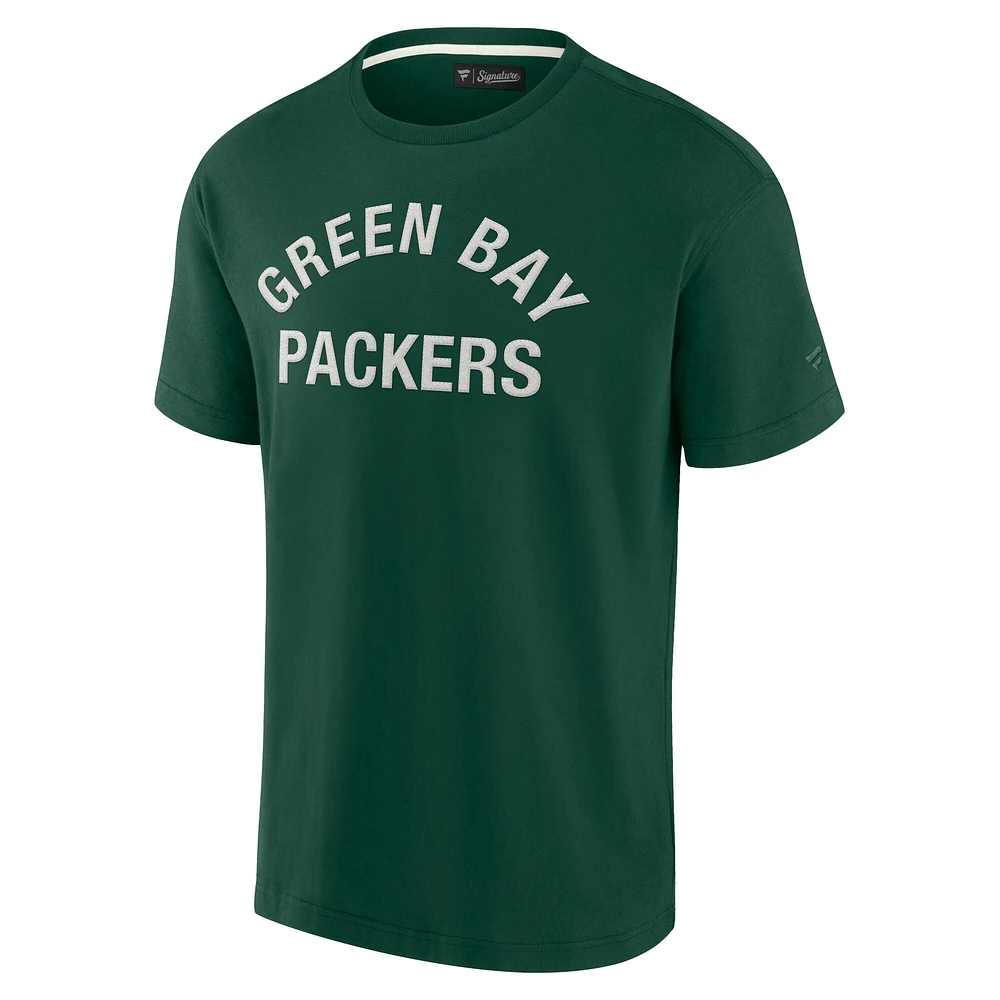 T-shirt unisexe Fanatics Green Bay Packers Elements super doux à manches courtes