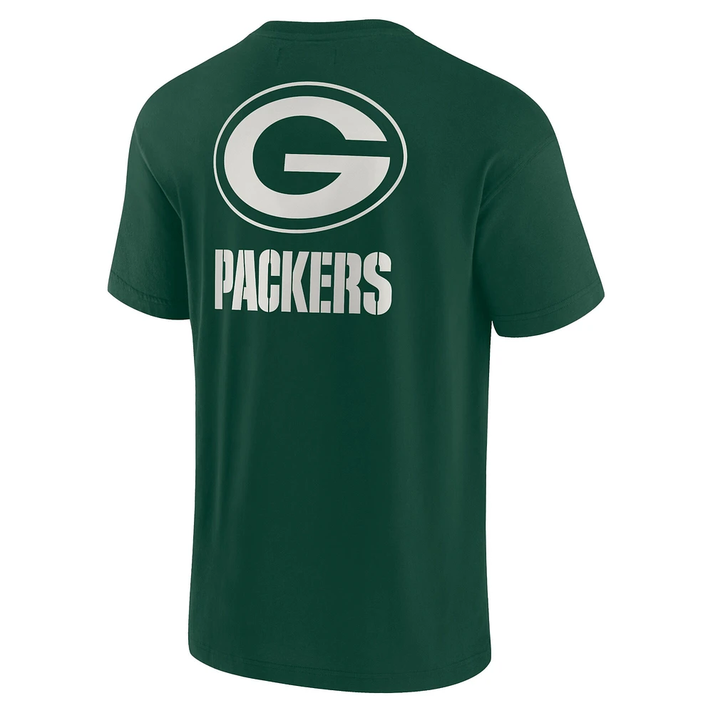 T-shirt unisexe Fanatics Green Bay Packers Elements super doux à manches courtes