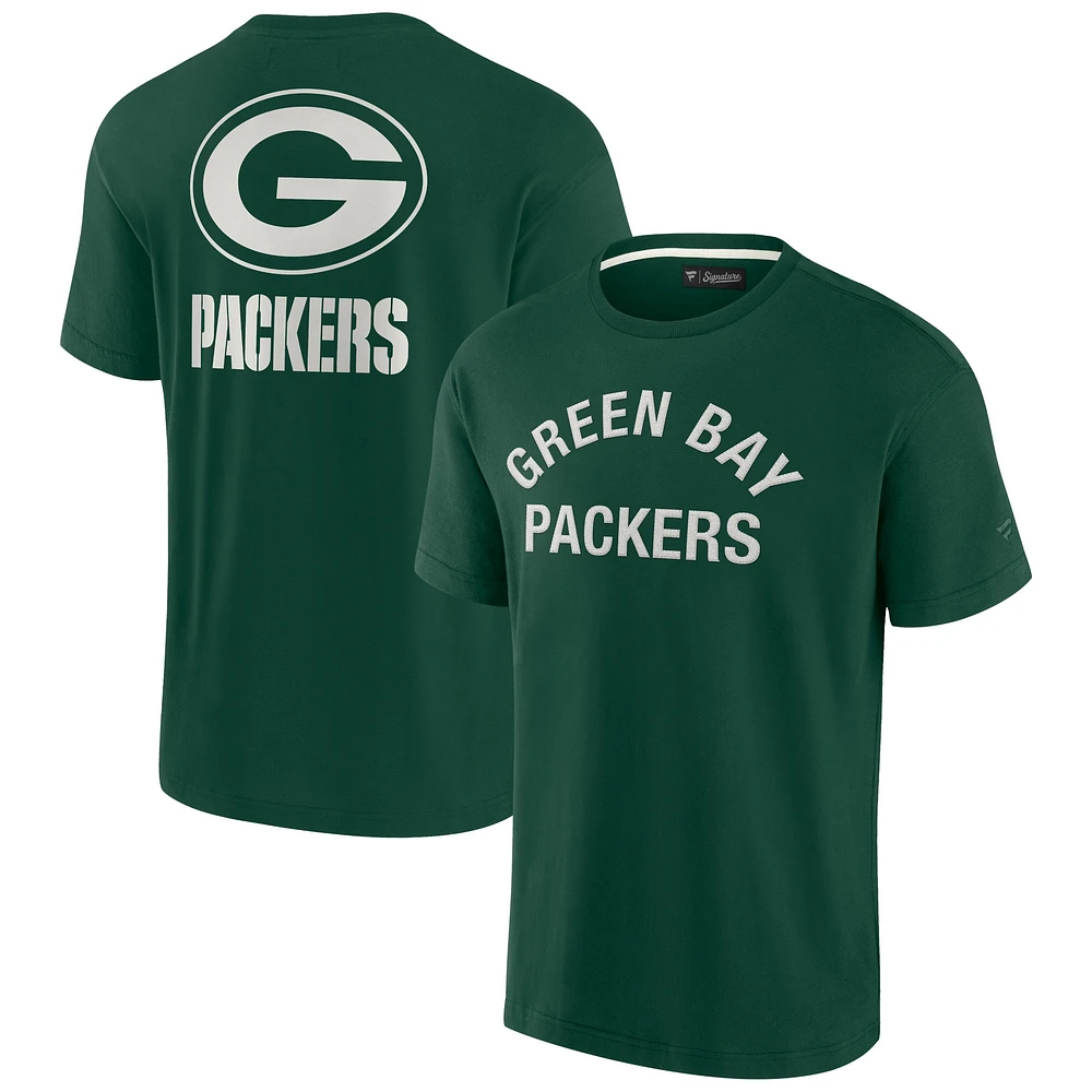 T-shirt unisexe Fanatics Green Bay Packers Elements super doux à manches courtes