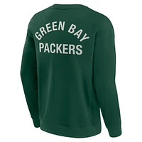 Sweat-shirt unisexe Fanatics Green Bay Packers Super Soft Pullover Crew