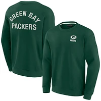 Unisex Fanatics Green Bay Packers Super Soft Pullover Crew Sweatshirt