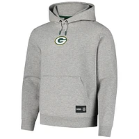 Unisex Hugo Boss Heather Gray Green Bay Packers Woodson Tri-Blend Hoodie