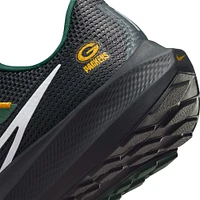 Unisex Nike Anthracite Green Bay Packers Zoom Pegasus 40 Running Shoe