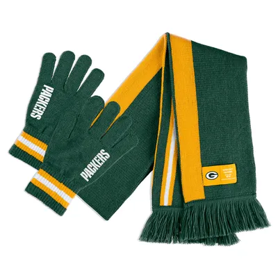 Green Bay Packers WEAR by Erin Andrews Scarf and Glove Set