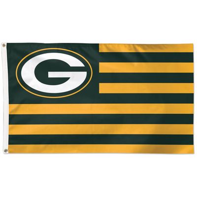 WinCraft Green Bay Packers 3' x 5' Americana Stars & Stripes Deluxe Flag