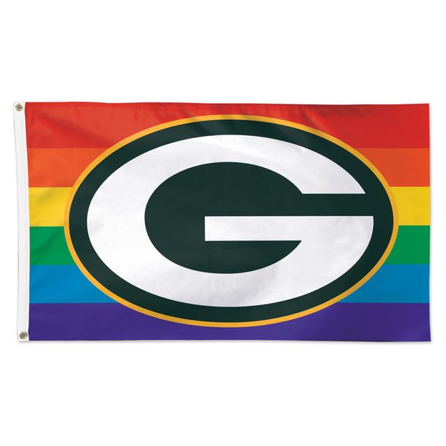 Drapeau WinCraft Green Bay Packers 3' x 5' Pride Deluxe 1 face