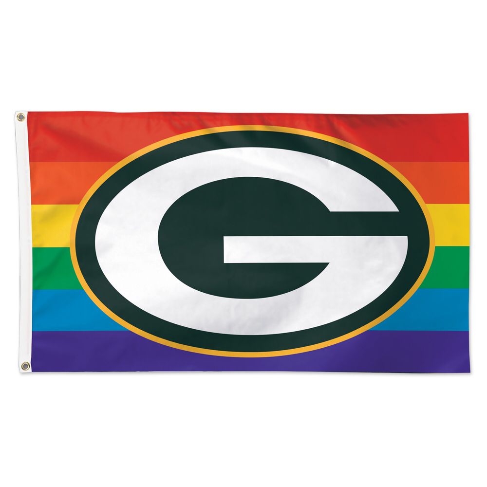 WinCraft Green Bay Packers 3' x 5' Pride 1-Sided Deluxe Flag