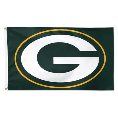 WinCraft Green Bay Packers 3' x 5' Drapeau simple face avec logo principal