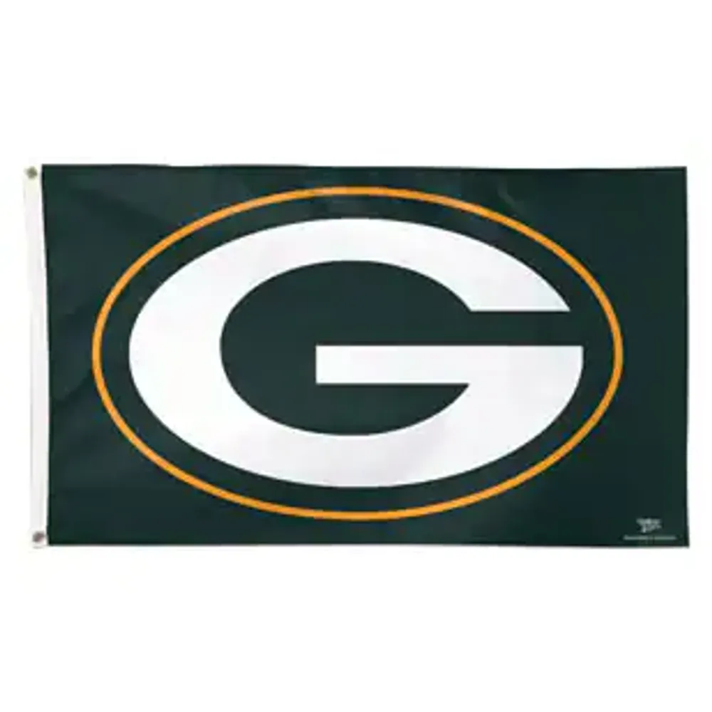 WinCraft Green Bay Packers Deluxe 3' x 5' Logo Flag