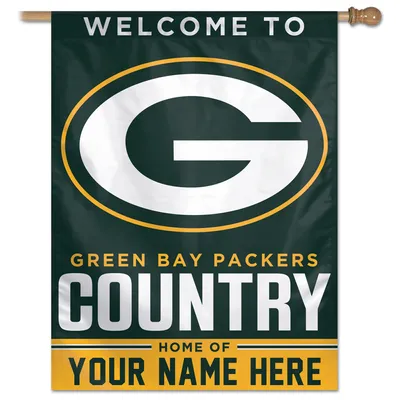 Green Bay Packers WinCraft Personalized 27'' x 37'' 1-Sided Vertical Banner