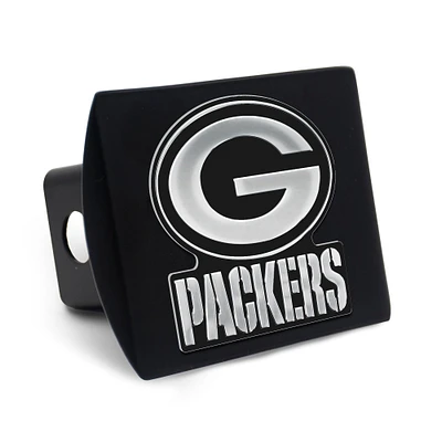 Housse d'attelage WinCraft Premium en métal chromé avec logo des Packers de Green Bay