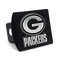 Housse d'attelage WinCraft Premium en métal chromé avec logo des Packers de Green Bay