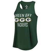 Women's Fanatics Jordan Love Green Bay Packers Plus Name & Number Tank Top