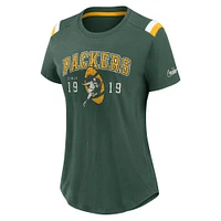 Women's Nike  Green Bay Packers Historic Slub Fashion T-Shirt
