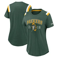 Women's Nike  Green Bay Packers Historic Slub Fashion T-Shirt
