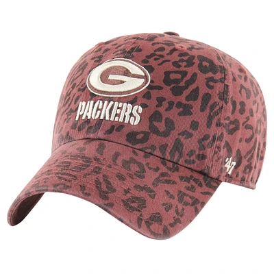 Casquette ajustable '47 Brown Green Bay Packers Tawny Clean Up pour femmes