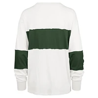 Women's '47 Cream Green Bay Packers Clubhouse Pride Taylor Long Sleeve T-Shirt