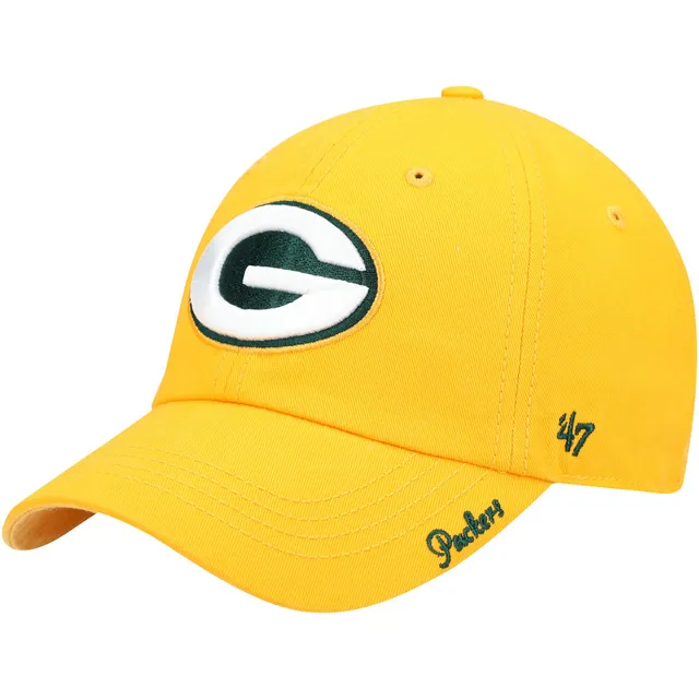 Women's '47 White Green Bay Packers Miata Clean Up Logo Adjustable Hat -  OSFA 