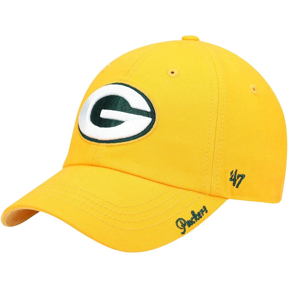 Casquette réglable secondaire Green Bay Packers '47 pour femme Miata Clean Up