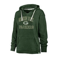 Women's '47 Green Bay Packers Clarity Kennedy Pullover Hoodie