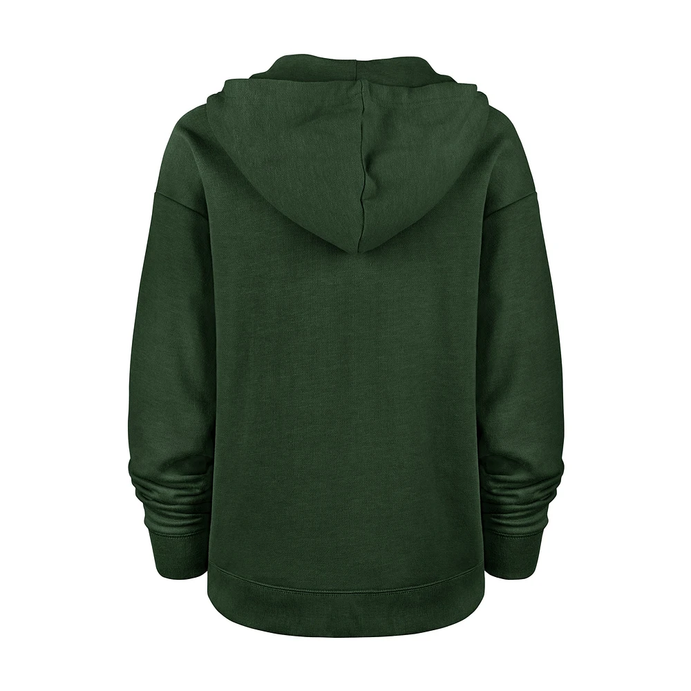 Women's '47 Green Bay Packers Clarity Kennedy Pullover Hoodie