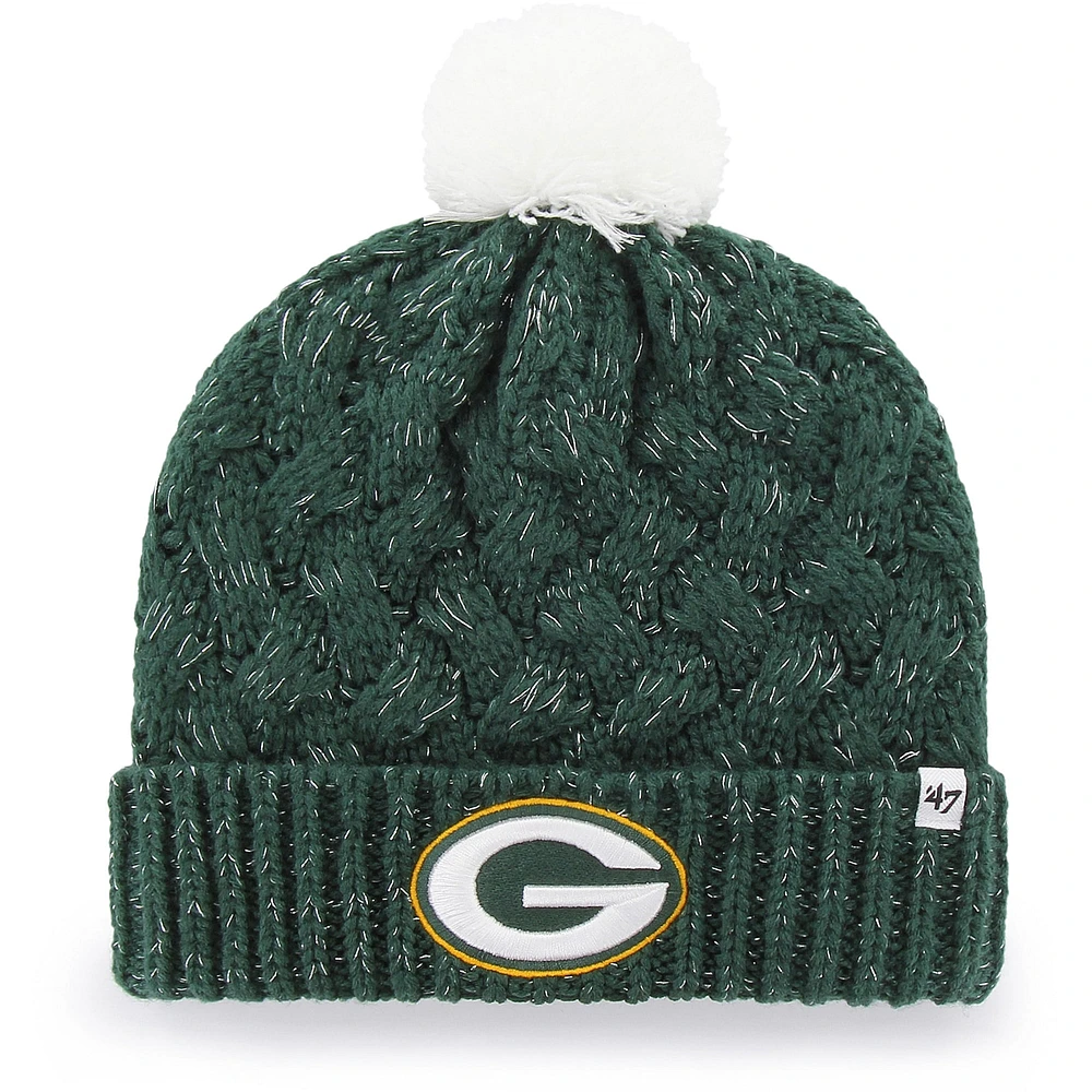 NFL Green Bay Packers Cuffed Pom-Pom Beanie Hat Winter By New Era