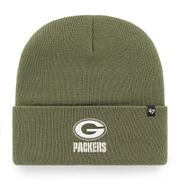 Bonnet en tricot à revers Haymaker '47 Green Green Bay Packers pour femme