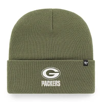 Bonnet en tricot à revers Haymaker '47 Green Green Bay Packers pour femme