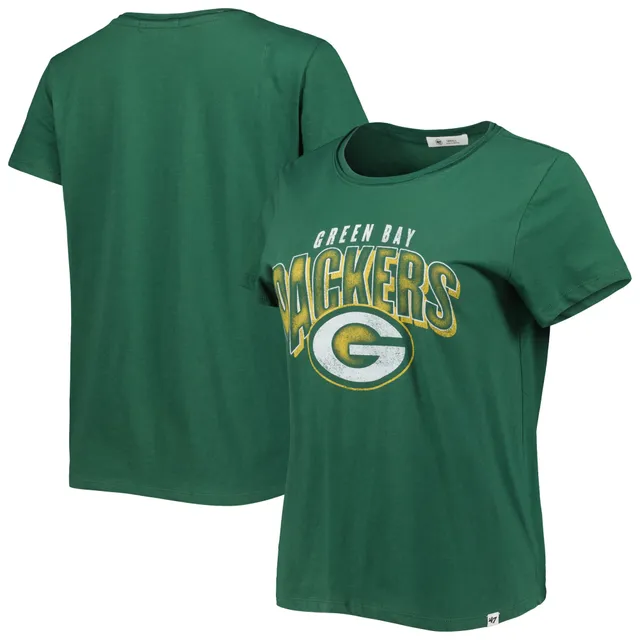 Lids Green Bay Packers '47 Women's Skyler Parkway Cropped Long Sleeve  T-Shirt