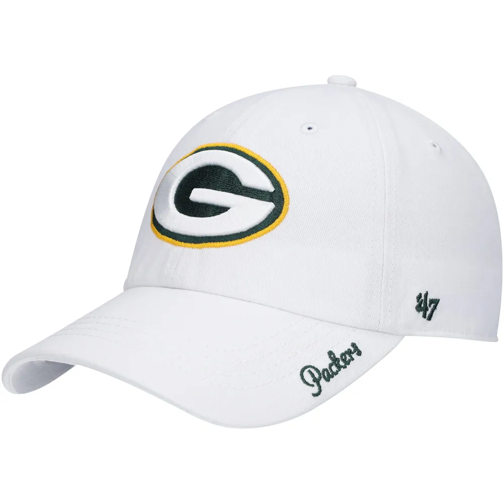 Lids Green Bay Packers '47 Women's Miata Clean Up Logo Adjustable Hat -  White
