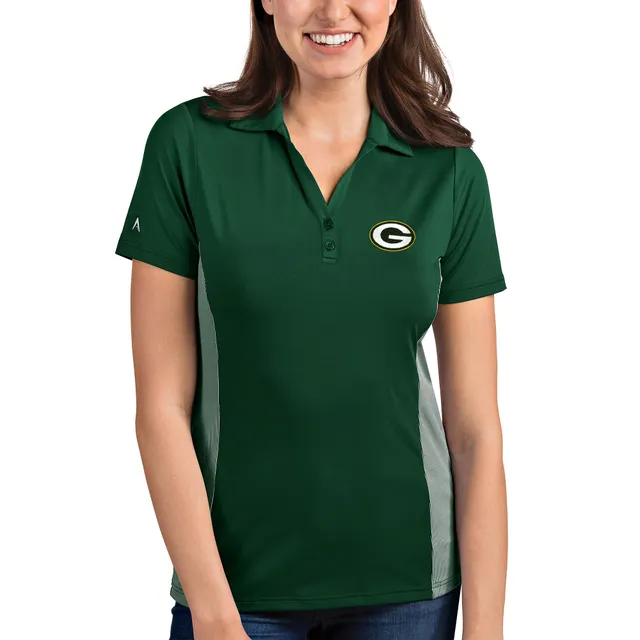 Green Bay Packers Women's Button Up Polo Shirt - T-shirts Low Price