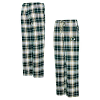 Women's Concepts Sport Green Bay Packers Ashford Plaid Knit Pants