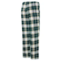 Pantalon en tricot à carreaux Ashford des Packers de Green Bay pour femme Concepts Sport