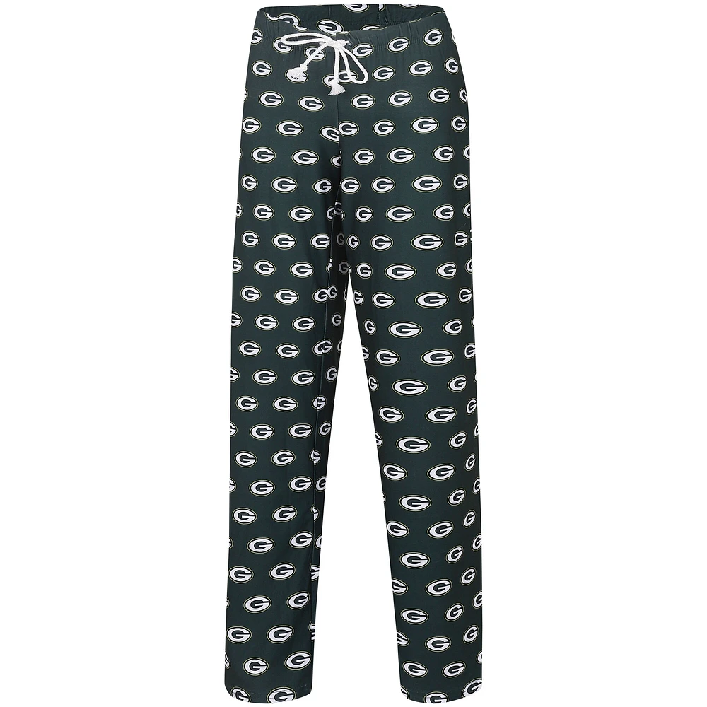 Pantalon de nuit à imprimé sur l'ensemble Green Bay Packers Gauge Concepts Sport pour femme