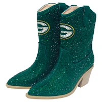 Bottines à cristaux Cuce Green Bay Packers pour femmes
