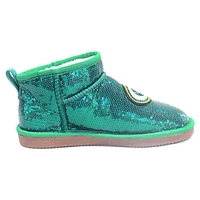 Women's Cuce  Green Bay Packers Sequin Ankle Boots