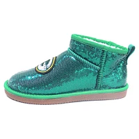 Women's Cuce  Green Bay Packers Sequin Ankle Boots