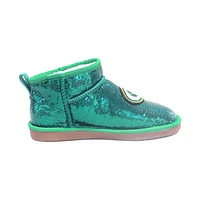 Women's Cuce  Green Bay Packers Sequin Ankle Boots