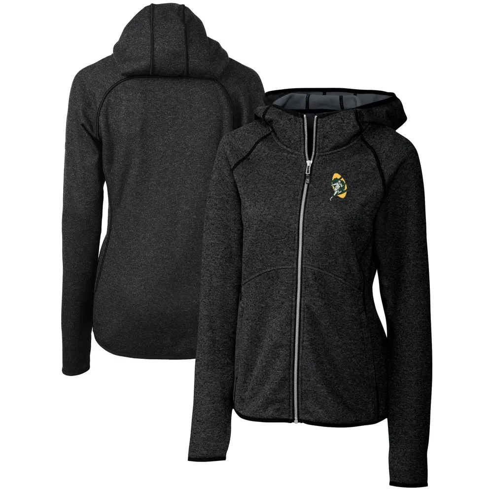 Nike Packers Women's Funnel Pullover Hoodie Charcoal Size L | MODA3