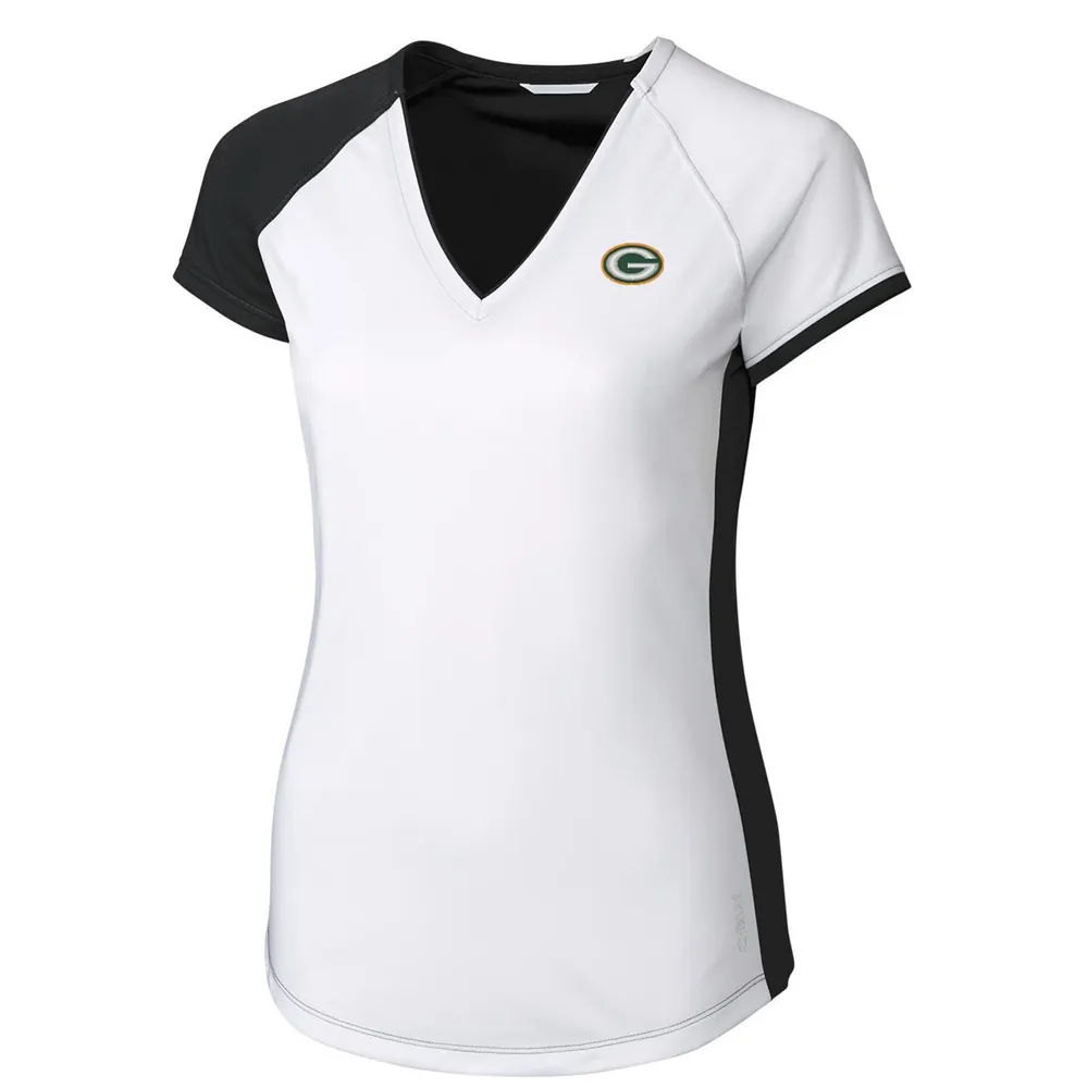 Lids Green Bay Packers Cutter & Buck Women's Presley V-Neck T-Shirt