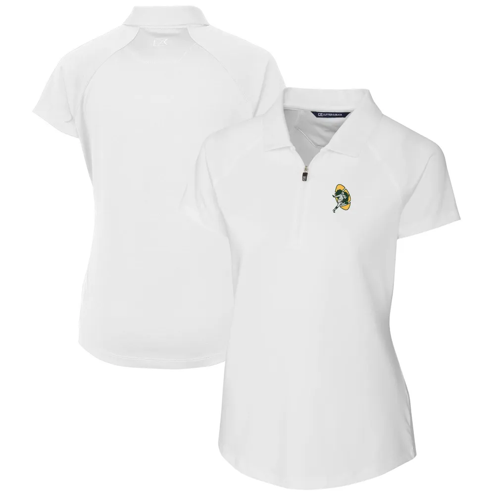 Lids Green Bay Packers Cutter & Buck Women's Throwback Logo Forge Stretch  Polo - White