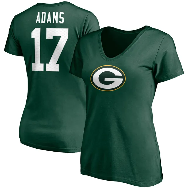 Men's Majestic Green Bay Packers Davante Adams Name & Number Jersey